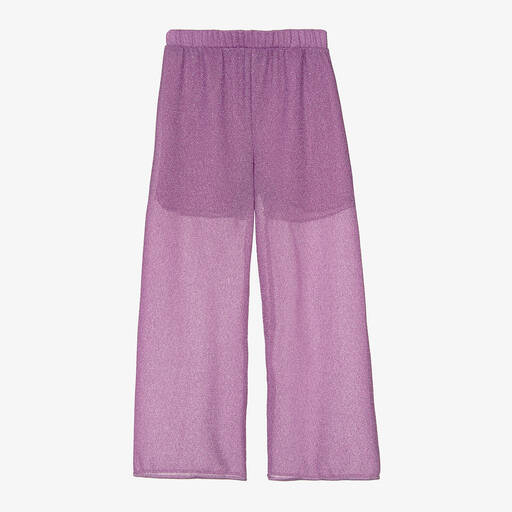 Oséree-Girls Purple Lumière Trousers | Childrensalon