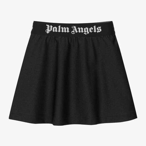 Palm Angels-Черная мини-юбка для девочек | Childrensalon
