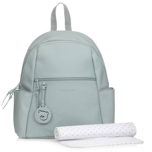 Pasito a Pasito-Green Changing Backpack (40cm) | Childrensalon