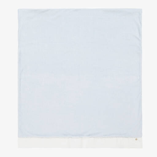 Paz Rodríguez-Blue Velour Baby Blanket (85cm) | Childrensalon