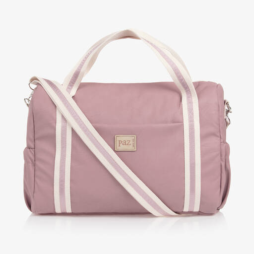 Paz Rodríguez-Pink Faux Leather Changing Bag (36cm) | Childrensalon