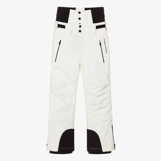 Perfect Moment-Teen Ivory Technical Ski Trousers | Childrensalon