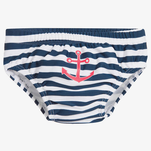 Playshoes-Baby Boys Blue Stripe Swim Pants (UPF50+) | Childrensalon