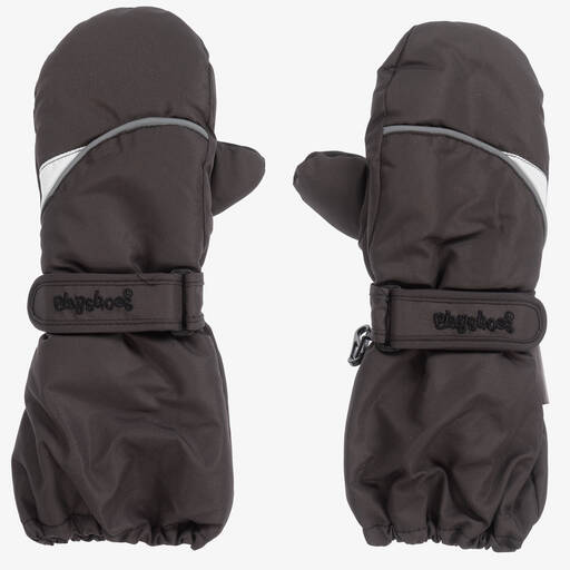 Playshoes-Black Ski Mittens | Childrensalon