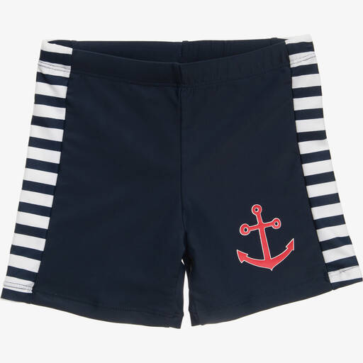 Playshoes-Boys Navy Blue Swim Shorts | Childrensalon