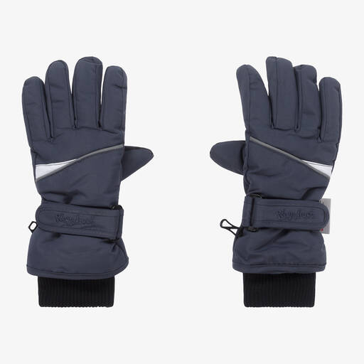 Playshoes-Navy Blue Ski Gloves | Childrensalon