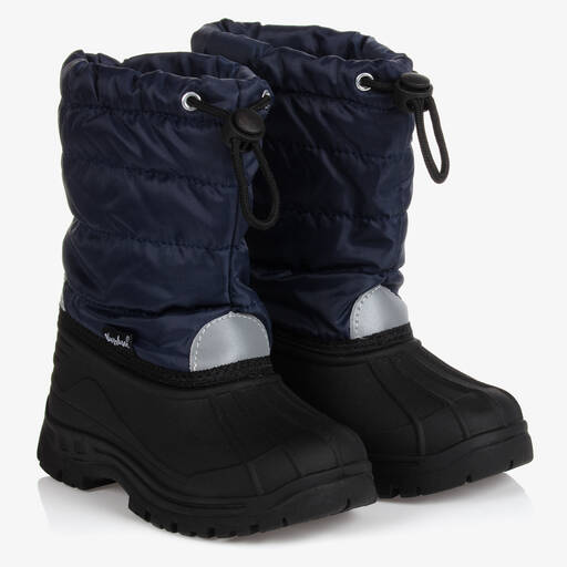 Playshoes-Navy Blue Snow Boots | Childrensalon