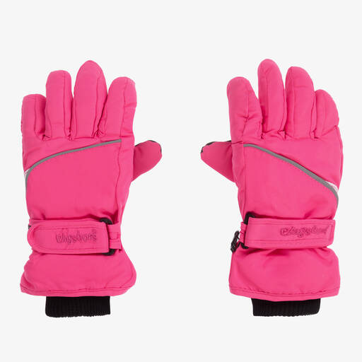 Playshoes-Pink Ski Gloves | Childrensalon