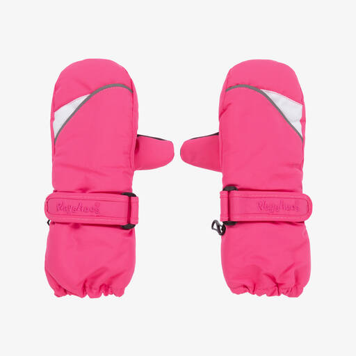 Playshoes-Pink Ski Mittens | Childrensalon