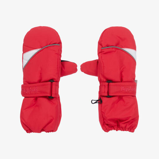 Playshoes-Красные лыжные варежки | Childrensalon