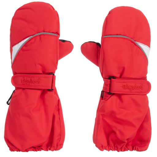 Playshoes-Red Ski Mittens | Childrensalon