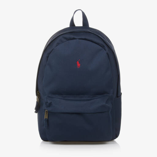 Ralph Lauren-Blue Pony Backpack (44cm) | Childrensalon