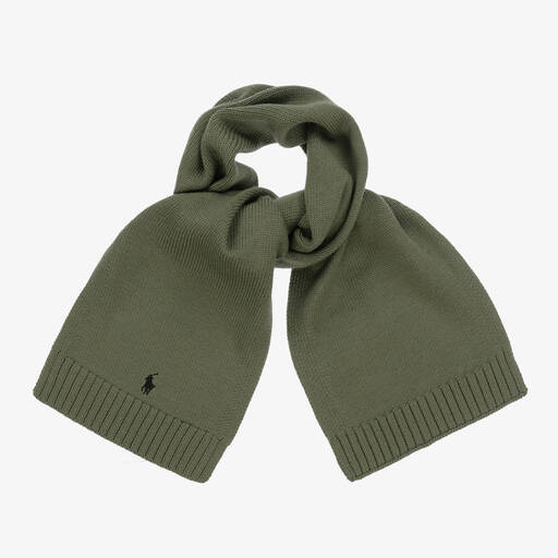 Ralph Lauren-Зеленый шерстяной шарф | Childrensalon