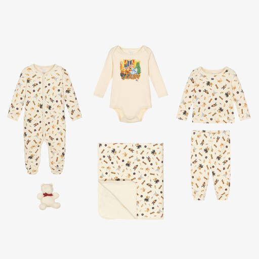 Ralph Lauren-Ivory Cotton Nutcracker Babysuit Set | Childrensalon