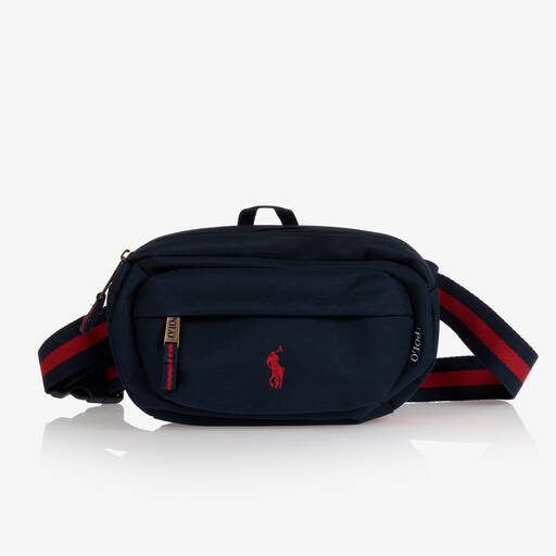 Ralph Lauren-حقيبة حزام كانفاس لون كحلي (27 سم) | Childrensalon