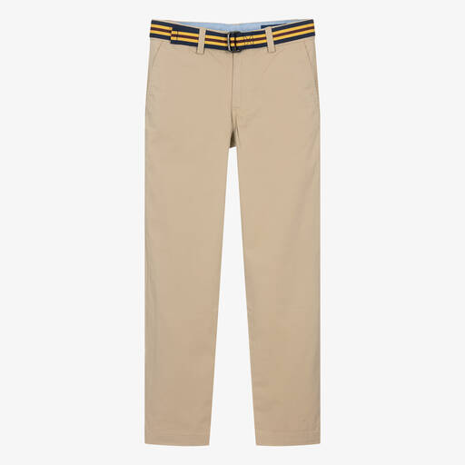 Ralph Lauren-Бежевые брюки чинос из хлопкового твила | Childrensalon