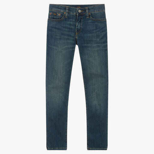 Ralph Lauren-Teen Boys Blue Denim Skinny Jeans | Childrensalon