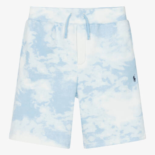 Ralph Lauren-Teen Boys Blue Tie Dye Shorts | Childrensalon