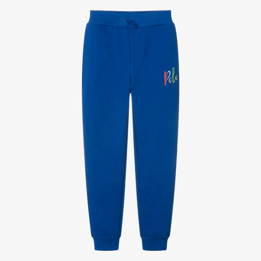 Ralph Lauren-Pantalon de jogging bleu cobalt ado | Childrensalon