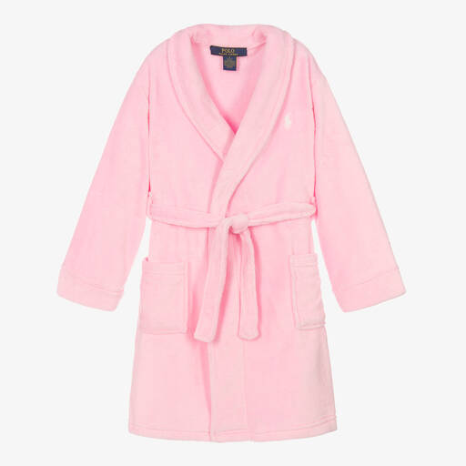 Ralph Lauren-Teen Girls Pink Pony Dressing Gown | Childrensalon