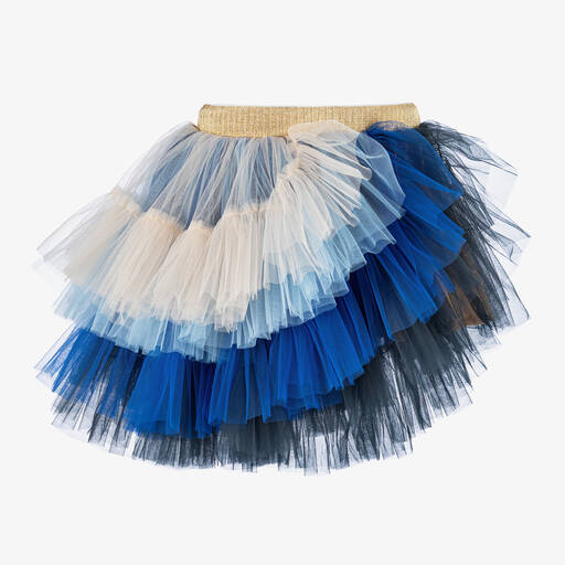 RaspberryPlum-Girls Blue Tulle Skirt | Childrensalon