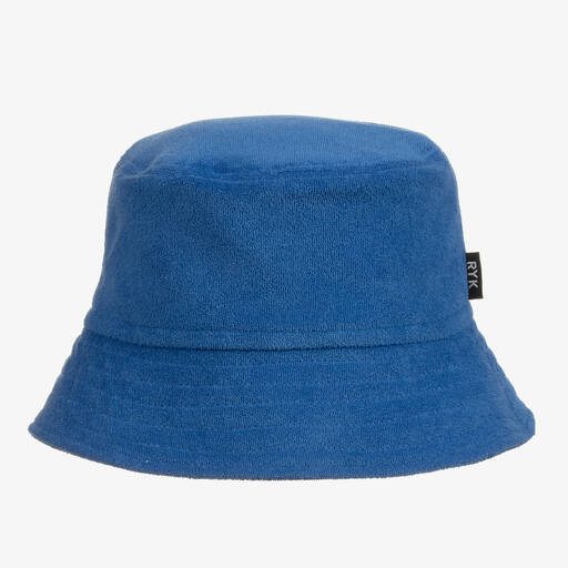 Rock Your Baby-Blue Towelling Bucket Hat | Childrensalon