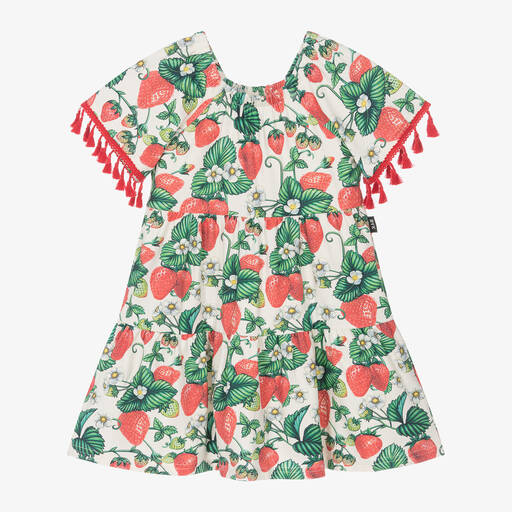 Rock Your Kid Strawberries Forever Dress - CLOTHING-GIRL-Girls