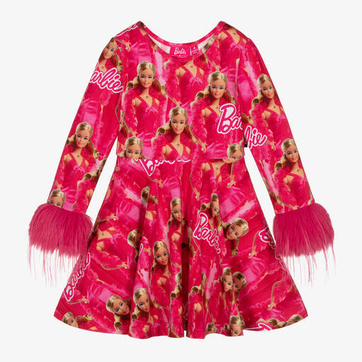 Rock Your Baby-Girls Pink Barbie Doll Cotton Dress | Childrensalon