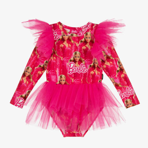 Rock Your Baby-Girls Pink Barbie Doll Tutu Dress | Childrensalon