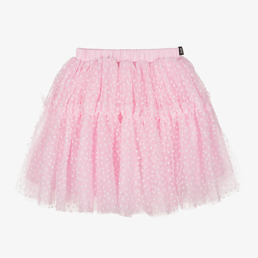 Rock Your Baby-Girls Pink Polka Dot Tulle Skirt | Childrensalon