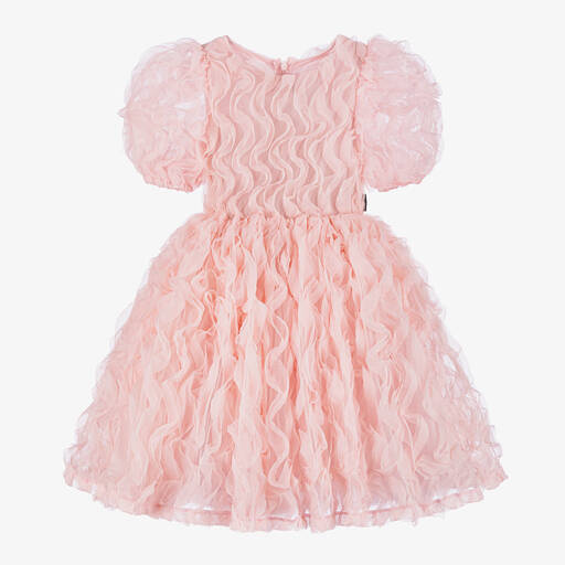 Rock Your Baby-Girls Pink Ruffle Tulle Dress | Childrensalon