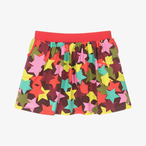 Rosalita Señoritas-Бордовая хлопковая юбка со звездами | Childrensalon