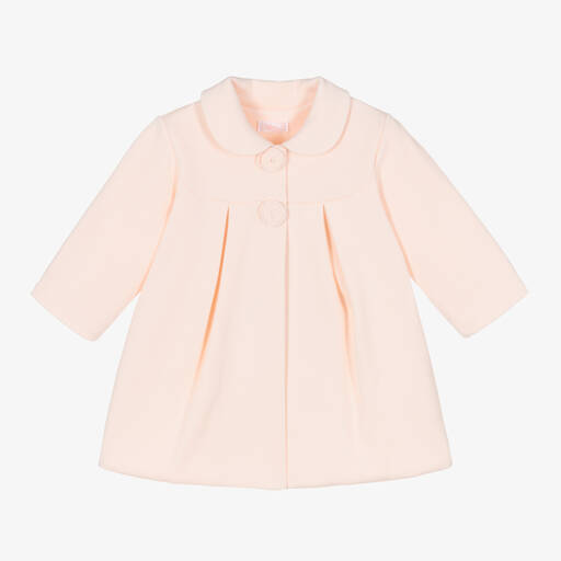 Sofija-Manteau rose en coton Fille | Childrensalon