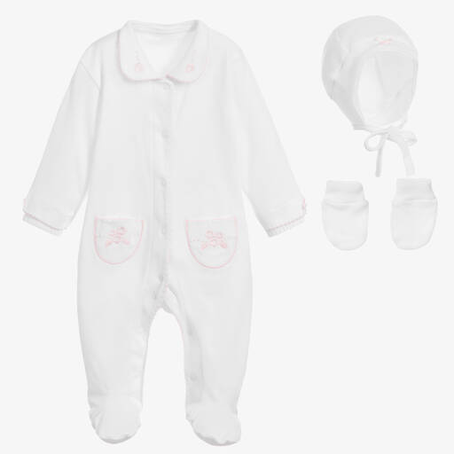 Sofija-White Babysuit Gift Set | Childrensalon