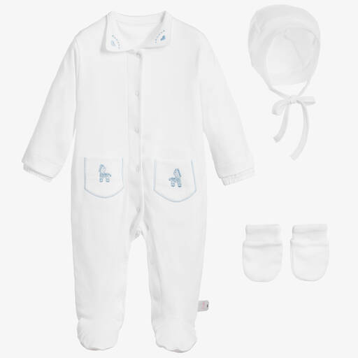 Sofija-White Babysuit Gift Set | Childrensalon