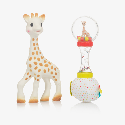 Sophie la Girafe-Подарочный набор погремушек c жирафёнком | Childrensalon