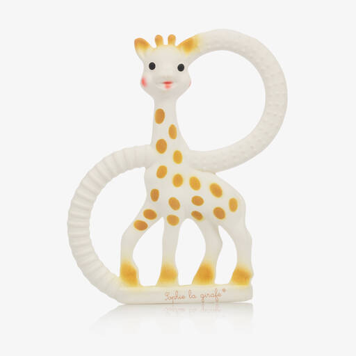 Sophie la Girafe-Sophie la Girafe Naturkautschuk-Zahnring Spielzeug in einer Schachtel (12cm) | Childrensalon