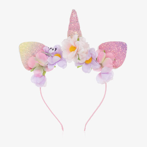 Souza-Girls Pink Sparkly Unicorn Hairband | Childrensalon