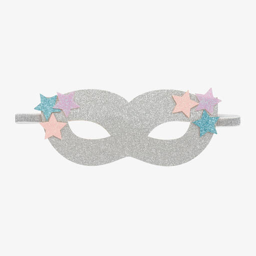 Souza-Girls Silver Sparkly Superhero Mask | Childrensalon