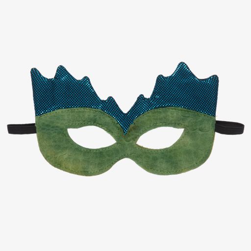 Souza-Masque de dragon en feutre vert/bleu | Childrensalon