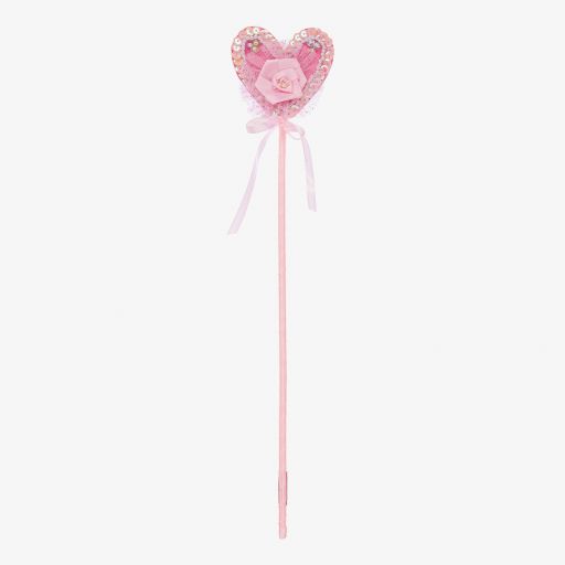 Souza-Розовая атласная палочка с сердечком | Childrensalon