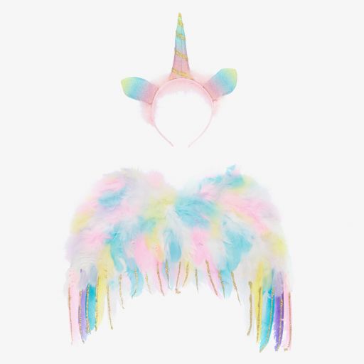 Souza-Pink Unicorn Hairband & Wings | Childrensalon