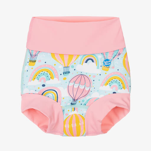 Splash About-Pink Happy Nappy Duo Swim Pants (UPF50+) | Childrensalon