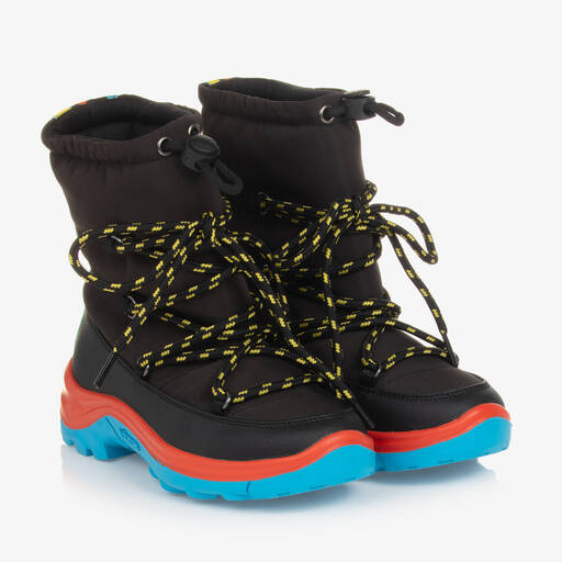Stella McCartney Kids Ski Wear Capsule-Black Snow Boots | Childrensalon