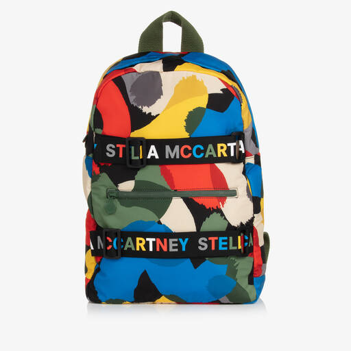Stella McCartney Kids-حقيبة ظهر بطبعة ملونة للأولاد (39 سم) | Childrensalon
