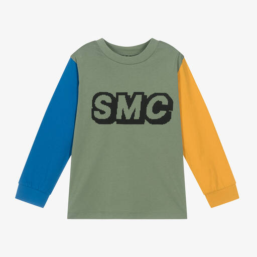 Stella McCartney Kids-سويتشيرت قطن جيرسي بألوان بلوك للأولاد | Childrensalon