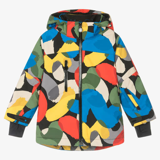 Stella McCartney Kids-Разноцветная лыжная куртка | Childrensalon