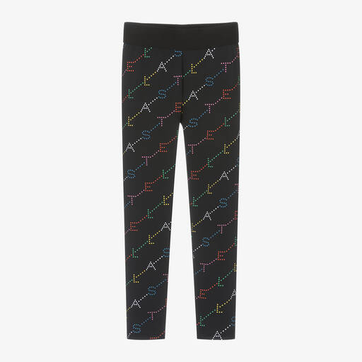 Stella McCartney Kids-Girls Black Sporty Leggings | Childrensalon