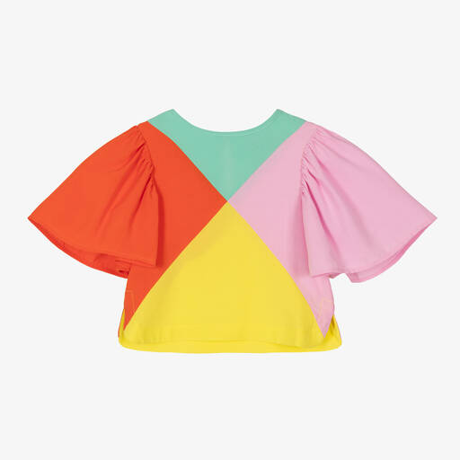Broderie anglaise crop top in yellow - Stella Mc Cartney