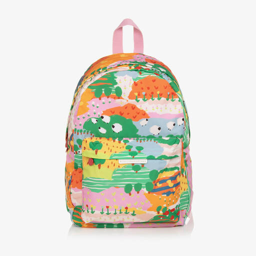 Stella McCartney Kids-Girls Multicoloured Farm Backpack (40cm) | Childrensalon